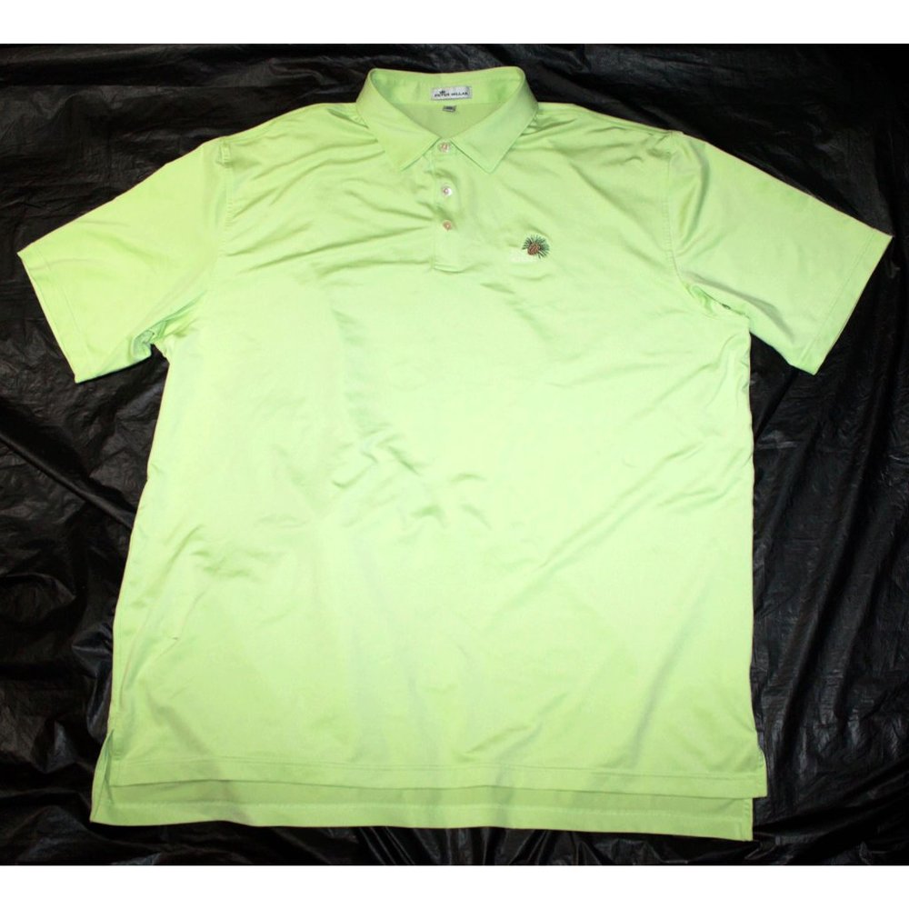 Peter Millar Men's Short Sleeve Polo Golf Shirt Size 2XL - Picture 1 of 6